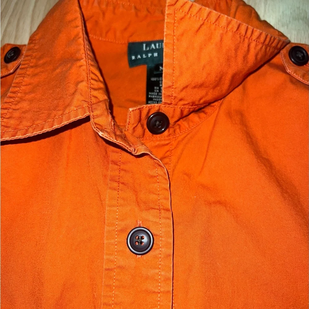 Vintage Ralph Lauren Orange “RLMCMLXVII Lauren” - Picture 3 of 10
